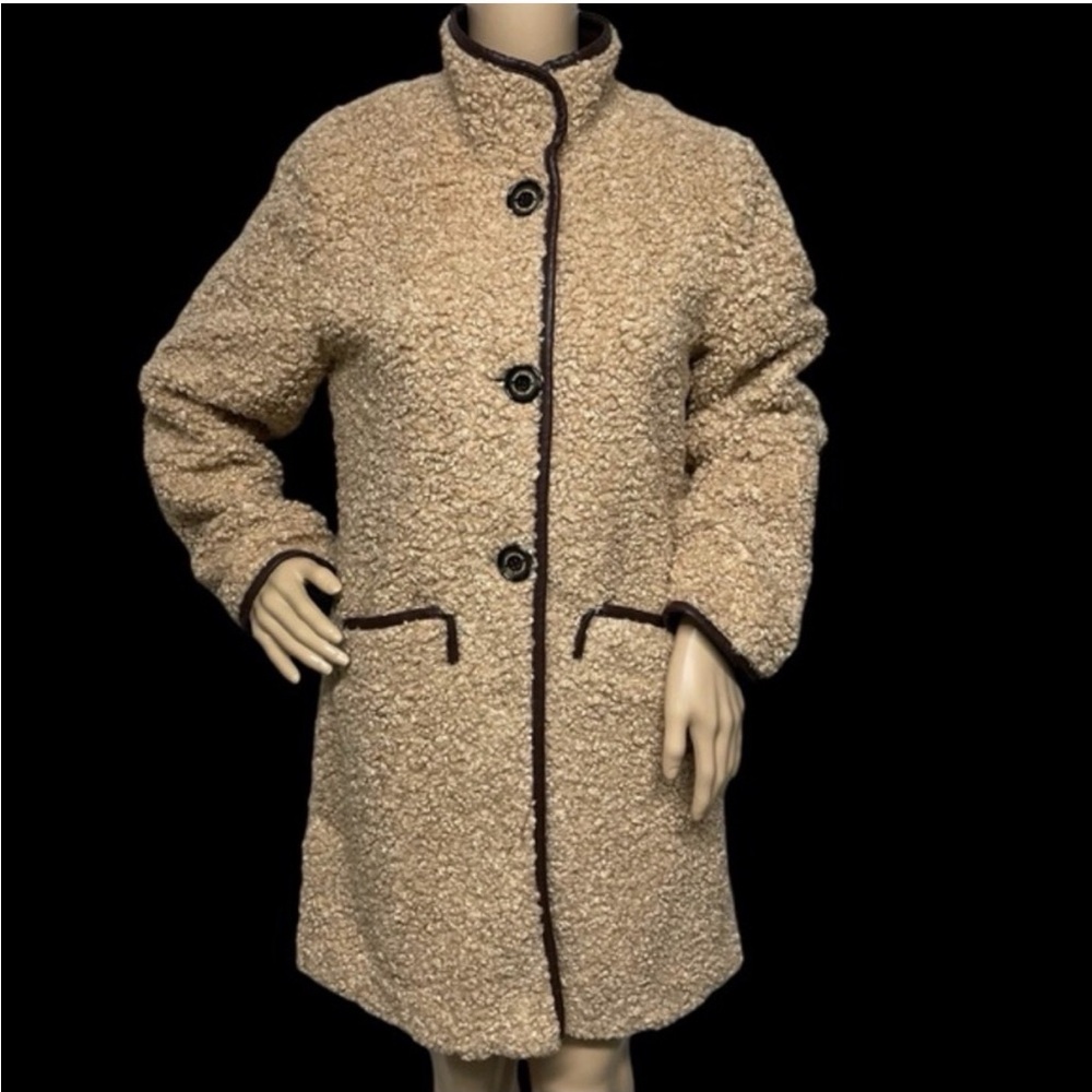 Sam Edelman Women's Teddy Jacket in Brown - Picture 2 of 10